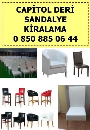 İzmir Capitol deri sandalye kiralama