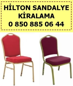 Bursa Hilton sandalye kiralama