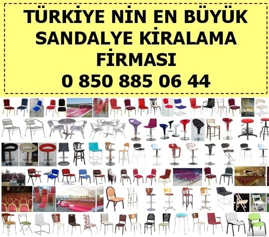 Mersin kiralama sandalye