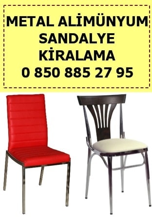 stanbul metal aliminyum sandalye kiralama