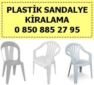 Plastik sandalye kiralama